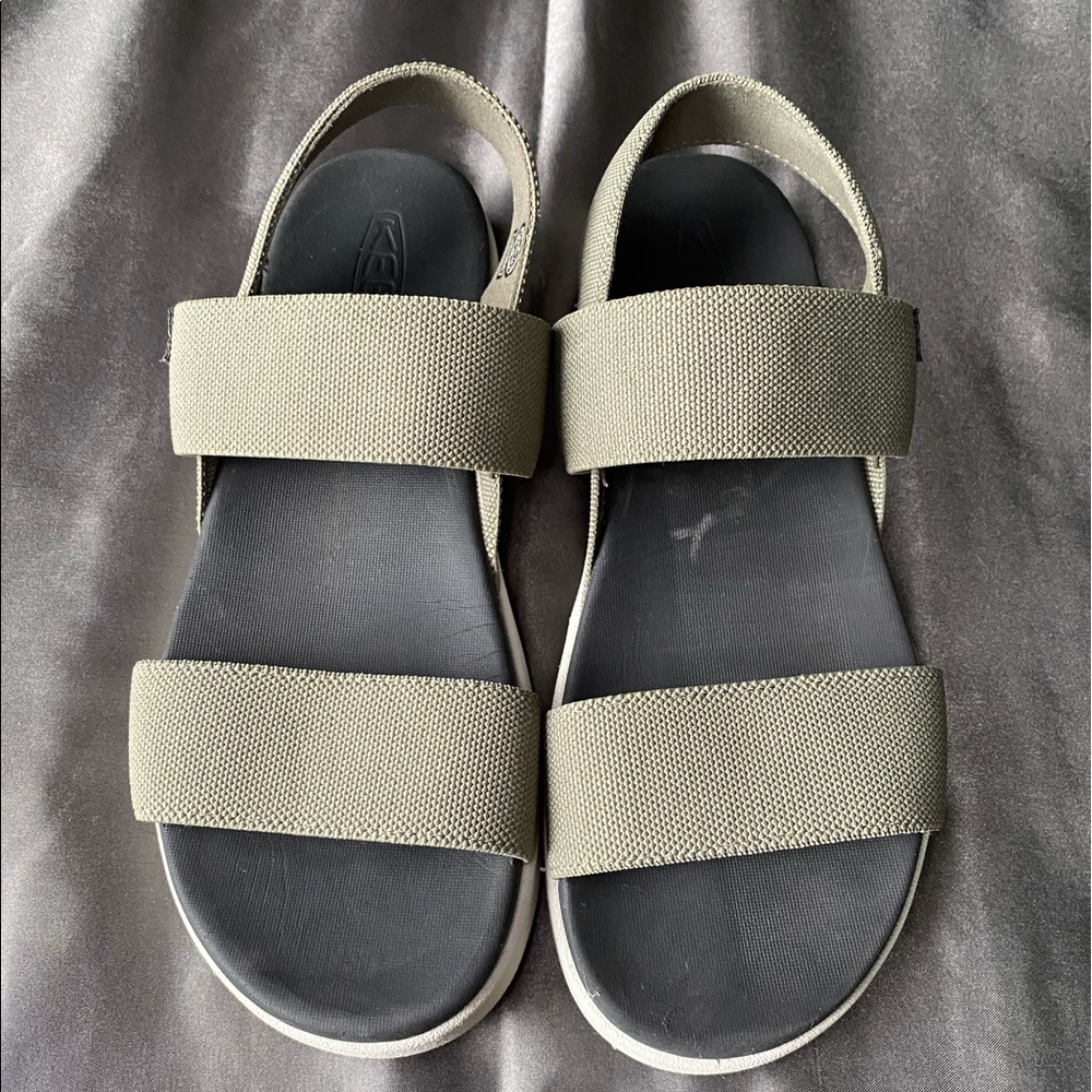 Pair of Green KEEN Sandals